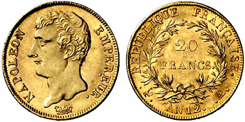 • 20 FRANCS NAPOLEON I